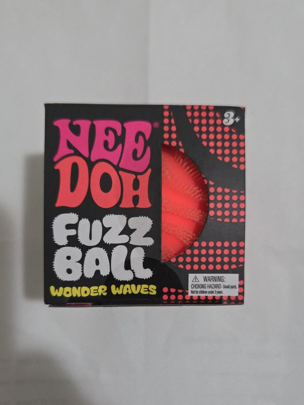 NeeDoh Fuzz Ball -Bright Orange